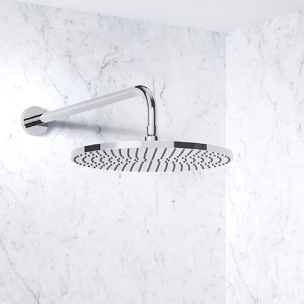 hansgrohe Rainfinity Shower Head 250mm 3jet with Wall Connector 