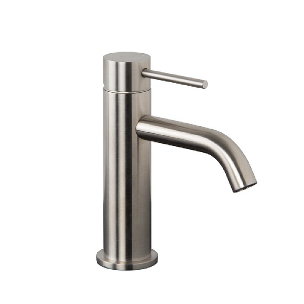 C.P. Hart Spillo Steel Wall-Mounted Single Lever Basin Mixer 157mm  
