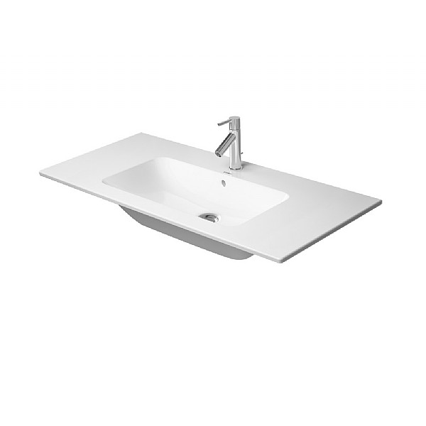 Duravit ME by Starck Washbasin 600mm Satin Matt White | Washbasins 