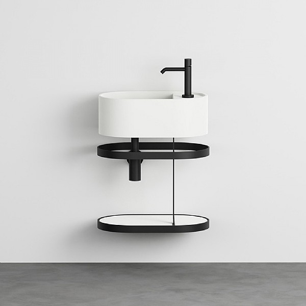 Duravit White Tulip Metal Console 984x450x760mm | Basin Stands 