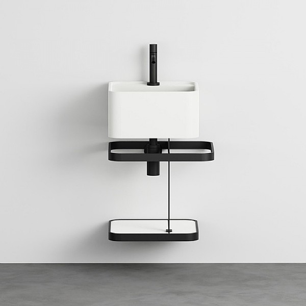 Duravit White Tulip Metal Console 984x450x760mm | Basin Stands  