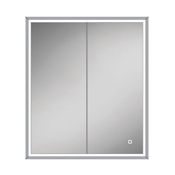 Radiant LED Demisting Recessed Mirror Cabinet 630mm
