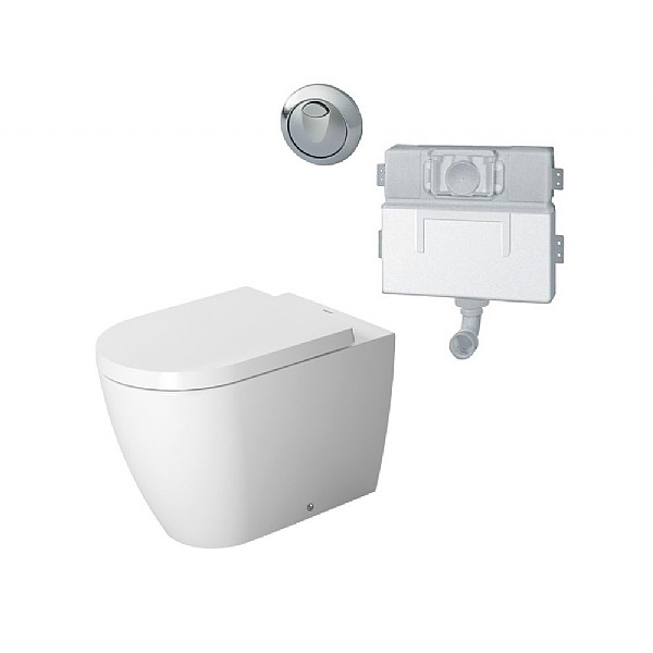 Duravit ME by Starck Washbasin 600mm Satin Matt White | Washbasins 
