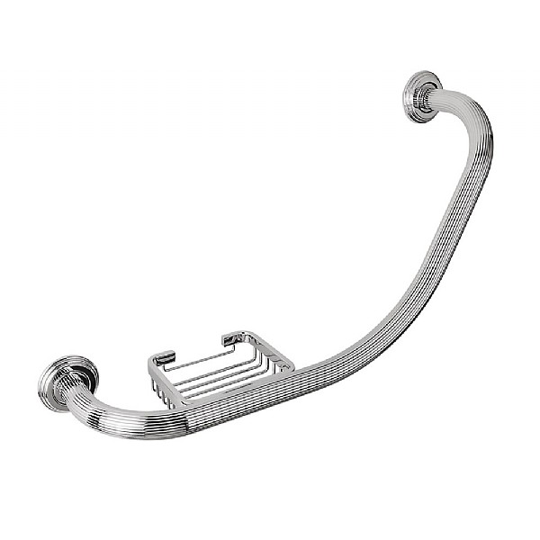 Colonial Bath Grab Bar & Soap Dish 437mm Bath & Shower Accessories