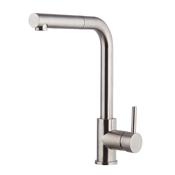 C.P. Hart Tall Single Lever Kitchen Mixer with Angled Swivel Spout  