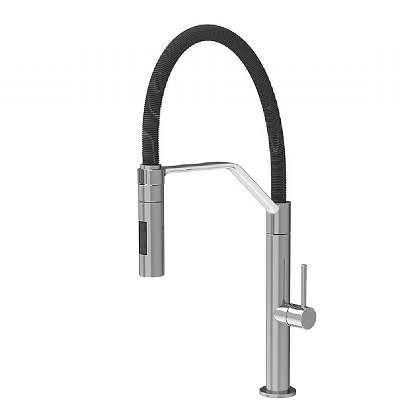 C.P. Hart Tall Single Lever Kitchen Mixer with Angled Swivel Spout  