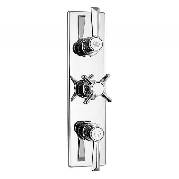 C.P. Hart Epoch Lever Triple Outlet Concealed Thermostatic Shower  