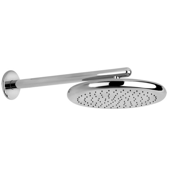 Gessi Goccia Round Shower Head & Wall Mounted Adjustable Arm Shower