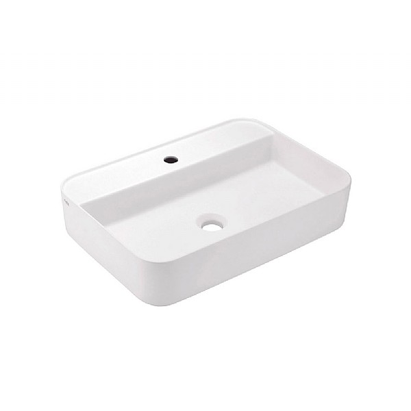 Cielo Shui Comfort Rectangular Washbasin with Tap Platform