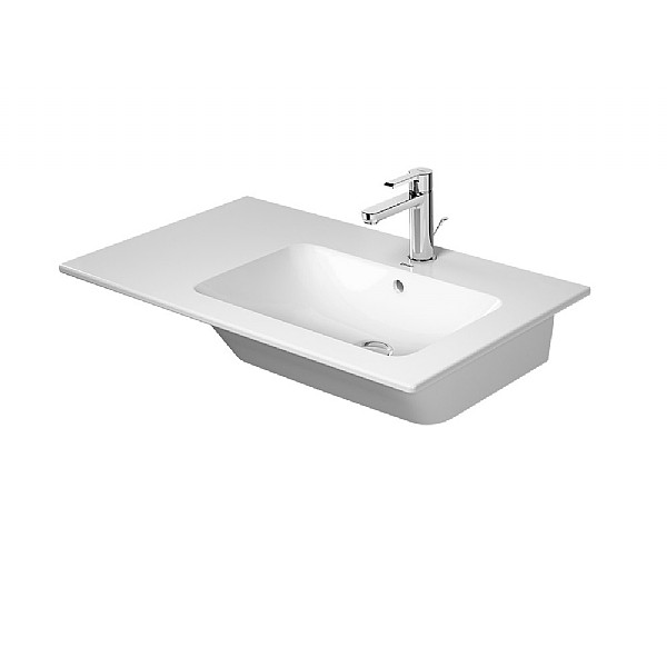 Duravit ME by Starck Asymmetric Furniture Basin 830mm Right Hand 