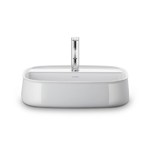 Duravit Zencha Ground Washbowl 550mm with Tap Platform | Bathroom