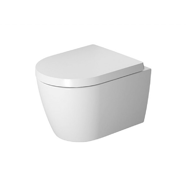 Duravit ME by Starck Rimless Compact Wall-Mounted Pan