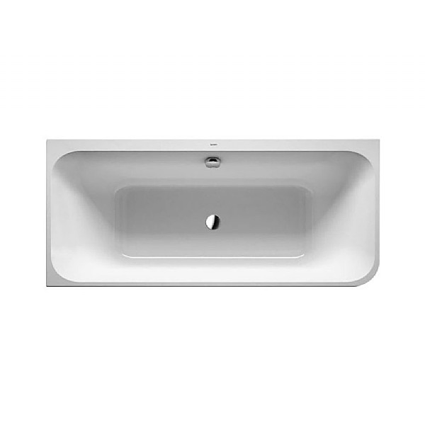 Duravit Happy D.2 Plus Left Corner Bathtub 1800x800mm with Graphite Integrated Panel