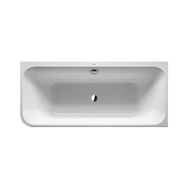 Duravit Happy D.2 Plus Right Corner Bathtub 1800x800mm with Graphite Integrated Panel