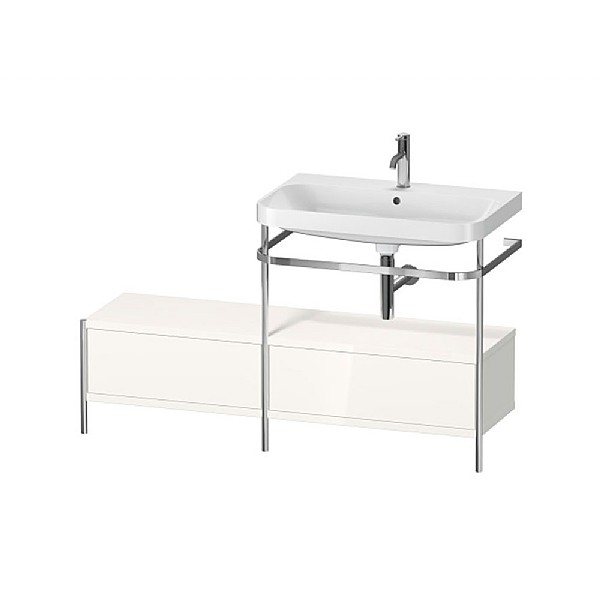 Duravit Happy D.2 Plus C-Shaped Stand Set with Two Drawers 1400x490mm