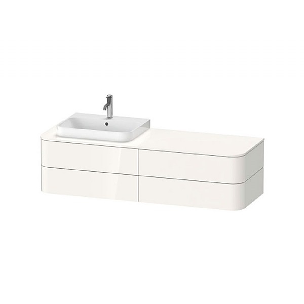 Duravit Happy D.2 Plus Console Vanity Unit with Four Drawers for Furniture Basin 1600x550mm