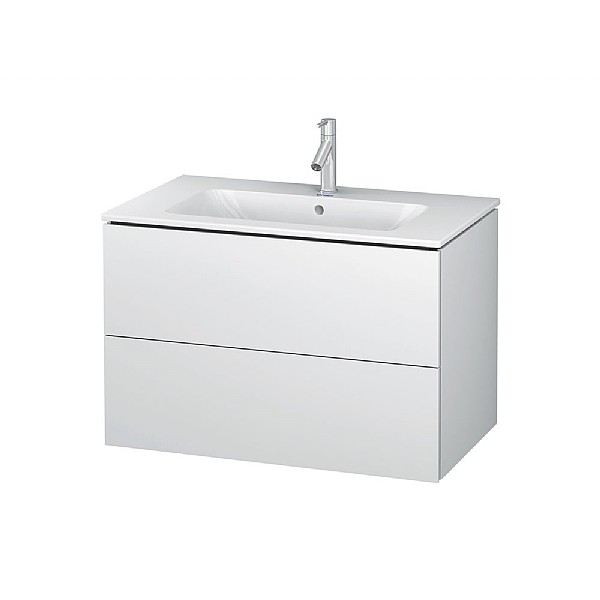 Duravit L-Cube Vanity Unit with Two Drawers for ME by Starck Basin 820x481mm