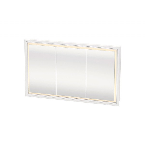 Duravit L-Cube LED Recessed Mirror Cabinet 1200x700mm