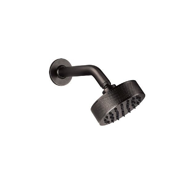 Gessi Inciso Shower Head 118mm and Angled Wall-Mounted Arm