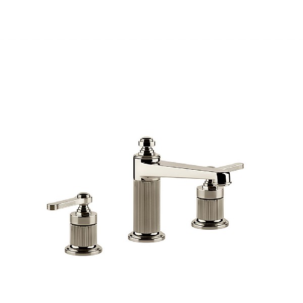 Gessi Venti20 Three Piece Basin Mixer Medium Spout Basin Taps CP Hart