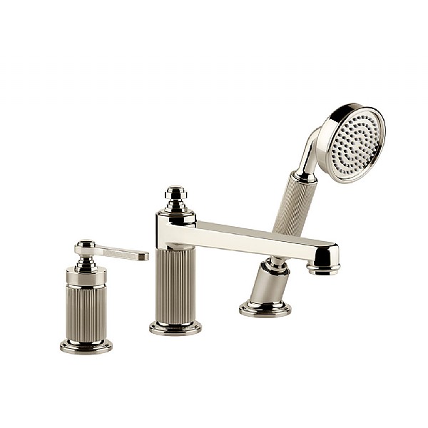 Gessi Venti20 Three Piece Bath Shower Mixer with Diverter and Spout