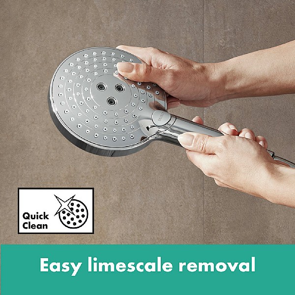 hansgrohe Raindance Select S Hand Shower 120mm 3jet PowderRain 