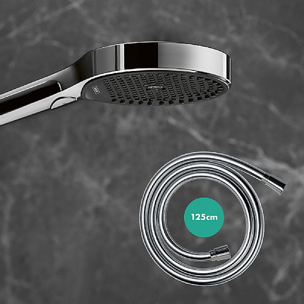 hansgrohe Rainfinity Hand Shower Set 130mm 3jet | Shower Sets | CP 