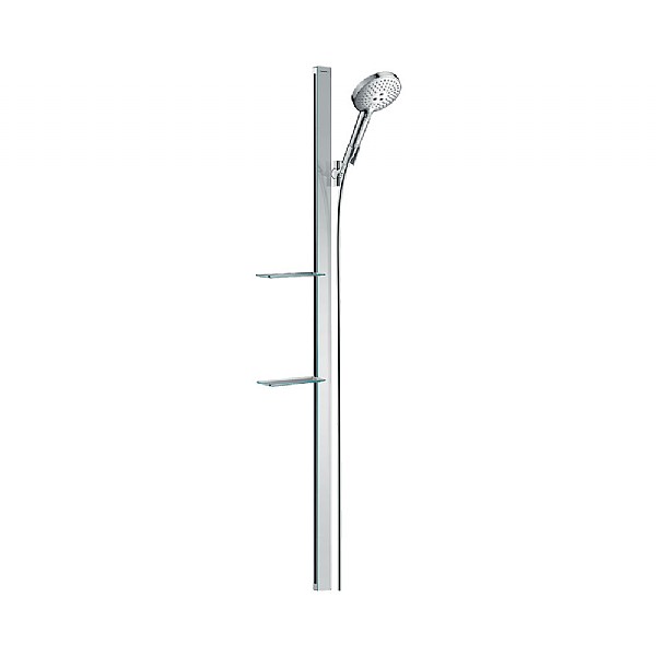 hansgrohe Raindance Select S Shower Set with 120mm 3jet Hand Shower and Shelves