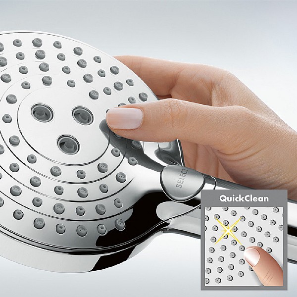 hansgrohe Raindance Select S Hand Shower Set 120mm 3jet PowderRain 
