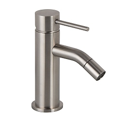 Spillo Steel Single Lever Bidet Mixer with Pop-Up Waste