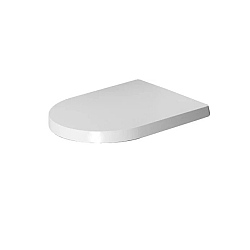 Duravit ME by Starck Compact Toilet Seat Satin Matt White