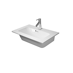 Duravit ME by Starck Compact Furniture Basin 630mm Satin Matt White