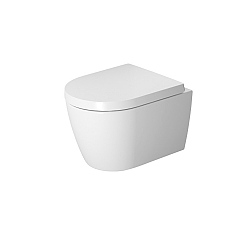 Duravit ME by Starck Rimless Wall-Mounted Pan 480mm Satin Matt White