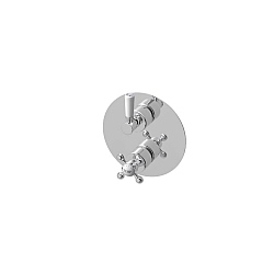 Waterloo Round Dual Control Shower Valve (One Outlet)