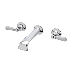 Arc 3-Piece Wall-Mounted Basin Mixer