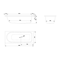 Bette Ocean Inset Bath | Inset Baths | CP Hart Bette Ocean Inset Bath | Inset Baths | CP Hart