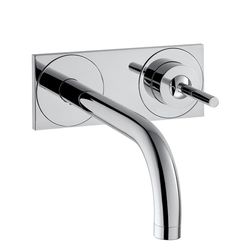 Hansgrohe Axor Uno Wall-Mounted Basin Mixer With Back Plate