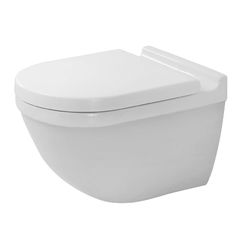 Duravit Starck 3 Wall-Mounted Pan With Durafix
