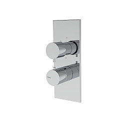 Spillo Three Way Dual Control Thermostatic Shower Valve