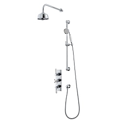 Waterloo Shower Set (Triple Valve, Flexible Kit & Shower Head)