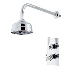 Waterloo Dual Control Shower Valve & Shower Head with Arm
