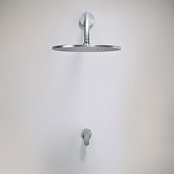 John Pawson Set 21 300mm Rain Shower With Manual Progressive Mixer