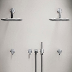 John Pawson Set 31.1 Double Shower Set With Pencil Hand Shower