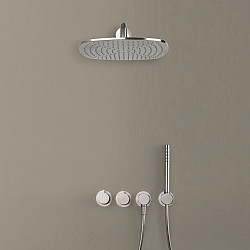 Piet Boon Set 22 Thermostatic Wall-Mounted Rain Shower Set With Handshower