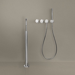 Piet Boon Set 25 Thermostatic Wall-Mounted Bath Set & Floor-Standing Bath Spout