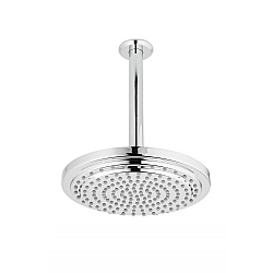 C.P. Hart Epoch 227mm Easy Clean Shower Rose with 225mm Ceiling Shower Arm