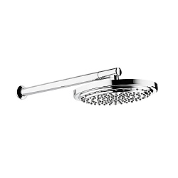 C.P. Hart Epoch 227mm Easy Clean Shower Rose with 394mm Wall Shower Arm
