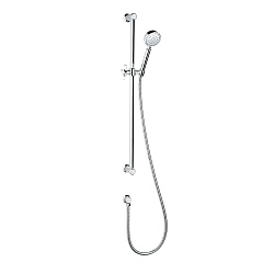 C.P. Hart Epoch Slide Rail Kit with Bar, Hose, Handshower and Wall Outlet