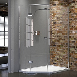 Matki Illusion Quintesse Corner Shower Enclosure With Tray