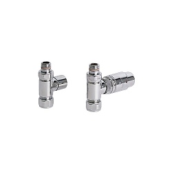 Bisque Straight Thermostatic Radiator Valves